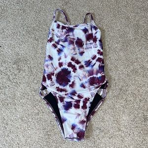 Jolyn Purple Tie Dye One Piece